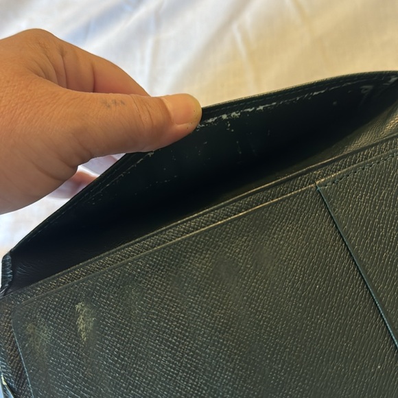 Dark Green LV bifold long wallet - Picture 6 of 6